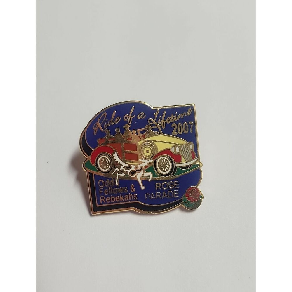 Ride of a Lifetime 2007 Rose Parade Enamel Pin